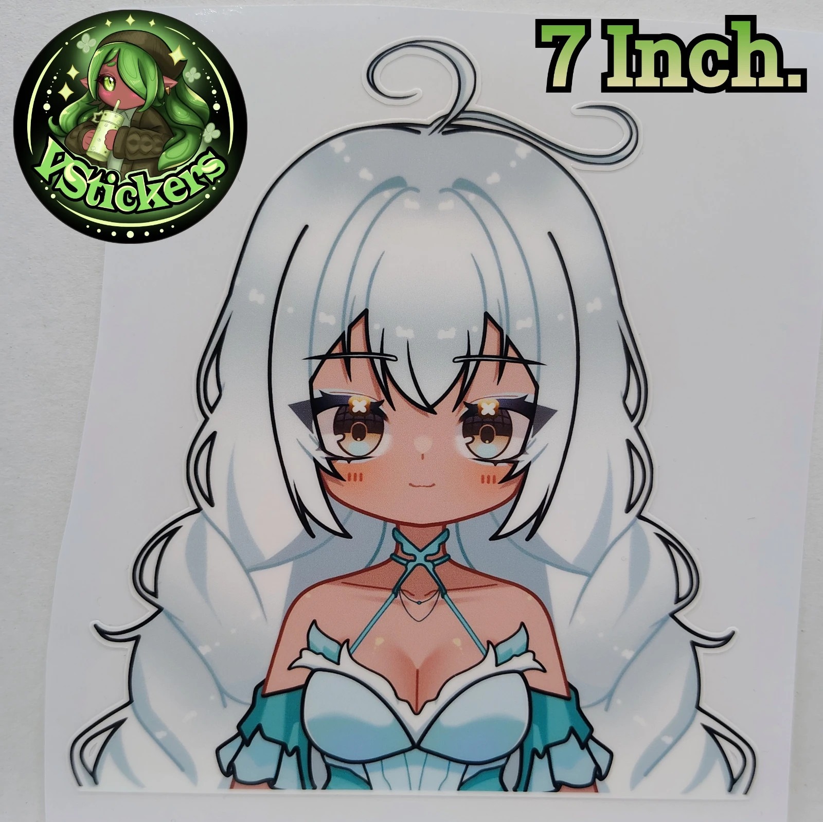 [OC][7 Inches] Rosileah the Winter Butterfly #2 Water-Resistant Vinyl Sticker!