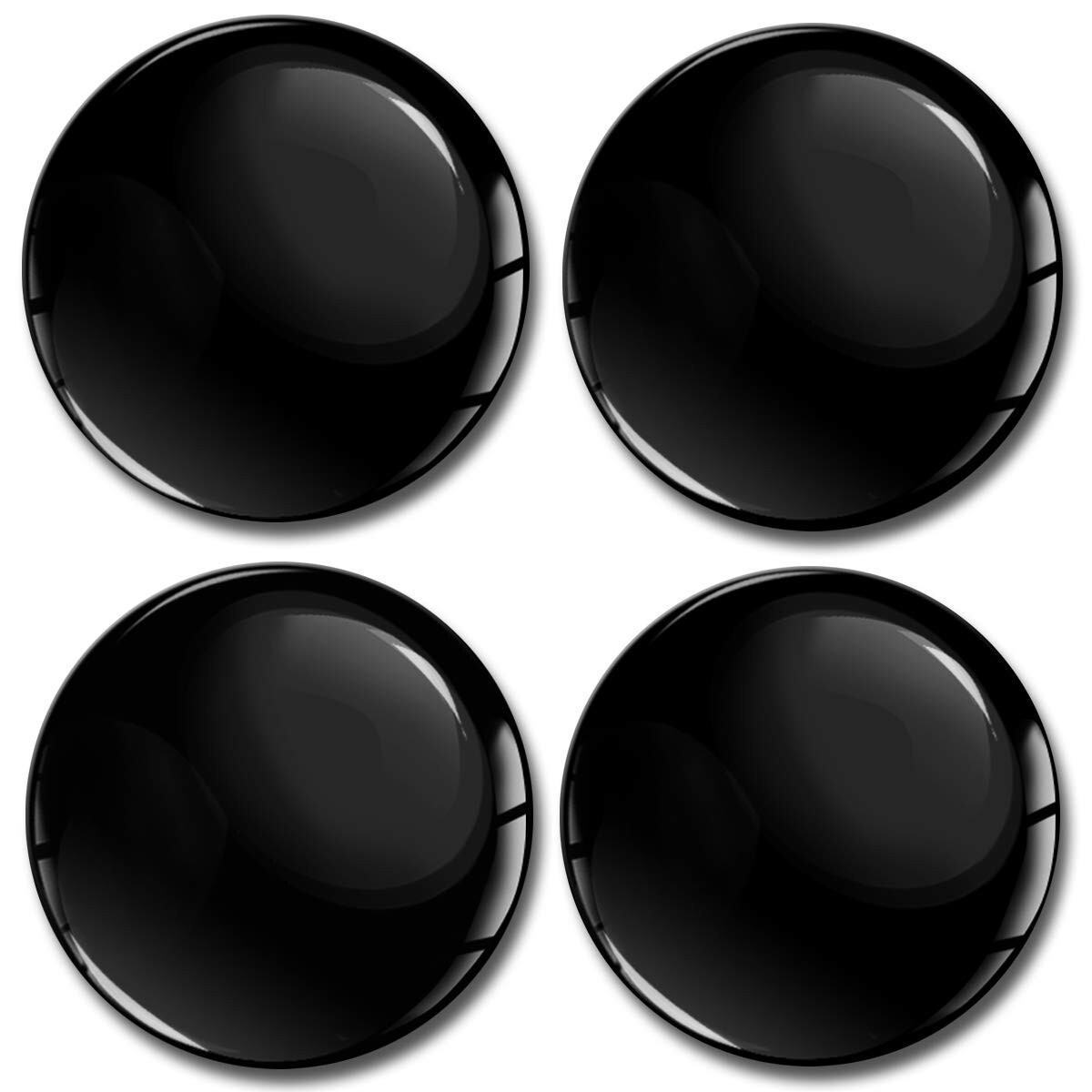 3D Domed Wheel Center Stickers – Centre Cap Gel Decals – Made in EU | A 7