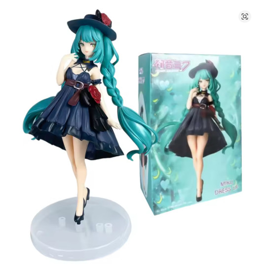 20cm Hot Hatsune Miku Anime Figures 20cm Trio Try iT Action Figure Kawaii Anime