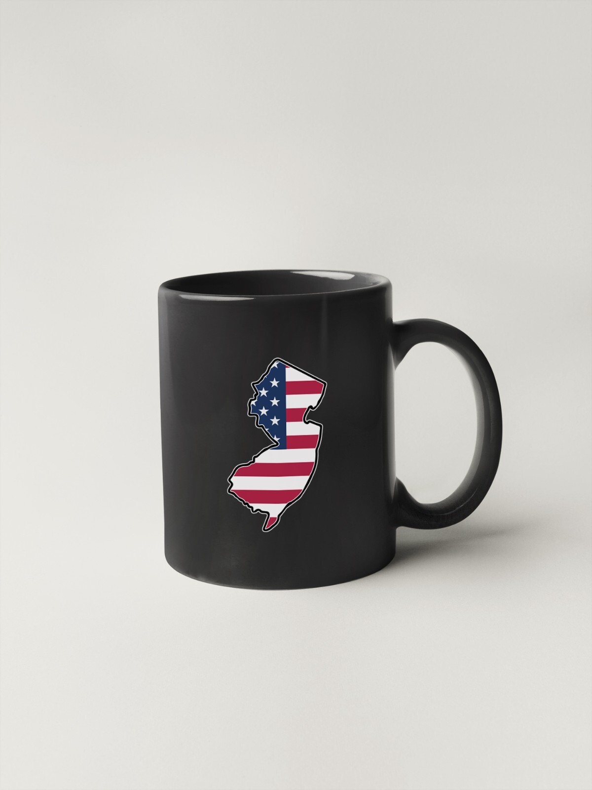 State of New Jersey Flag Map Sticker Decal USA New Jersey State