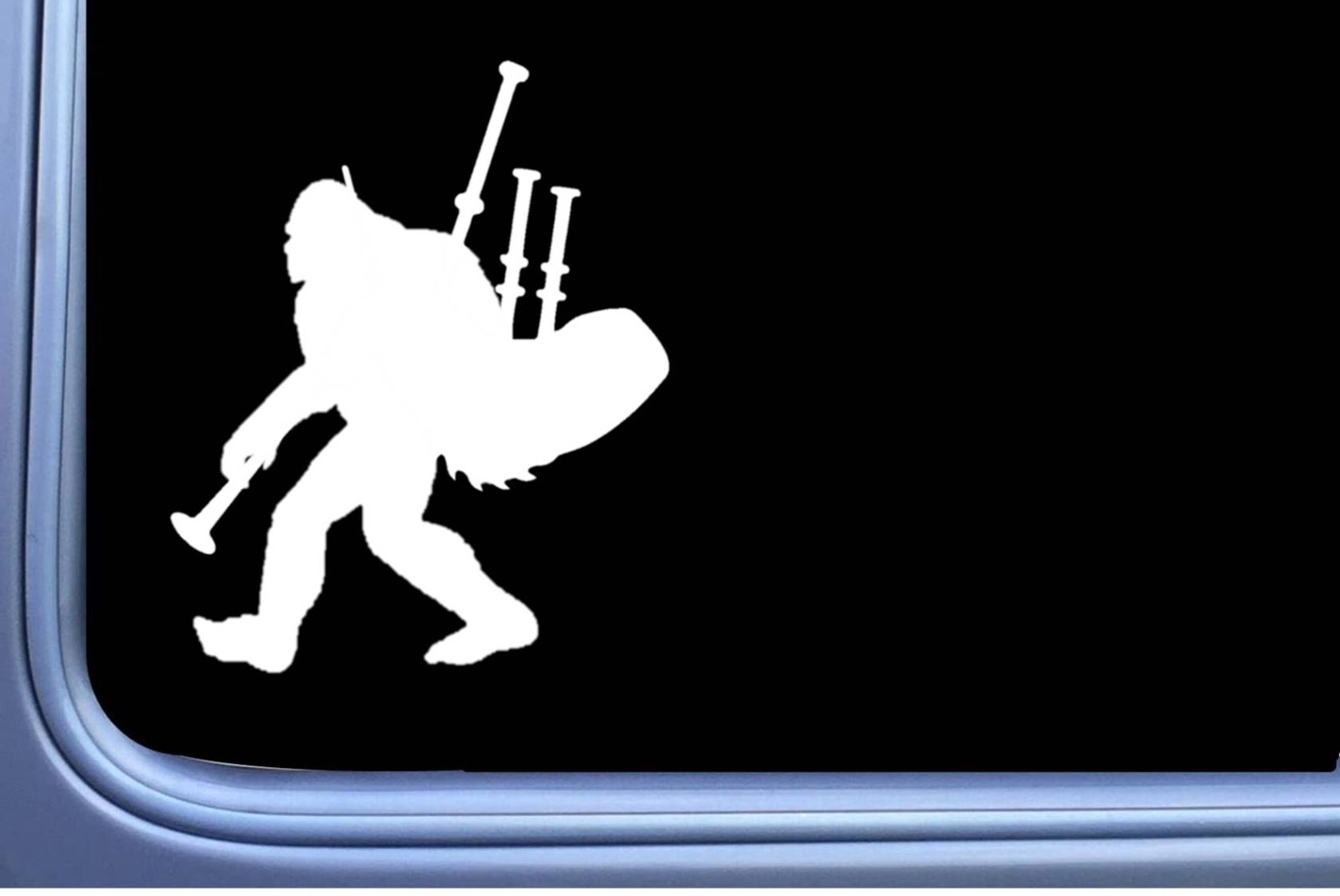 Bigfoot Decal bagpipe OS 476 6" sasquatch squatch