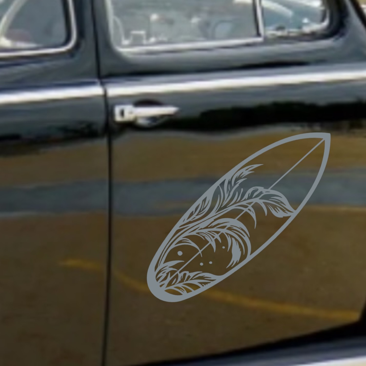 Surfboard Vinyl Decal for car Windows Laptops Any Smooth Surface design #19