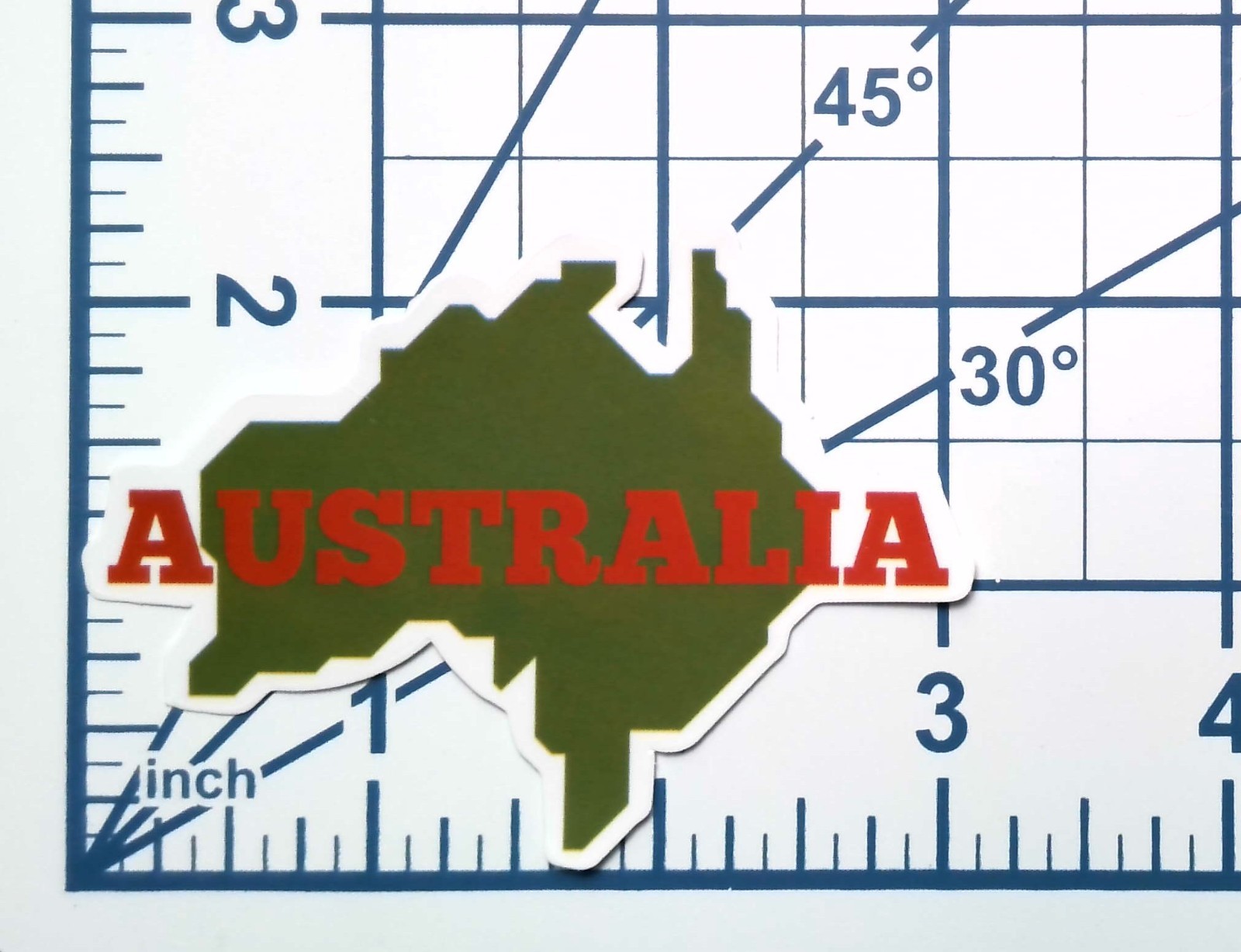 Australia Map Vinyl Sticker Decal Continent Souvenir Travel Gift Outback Art