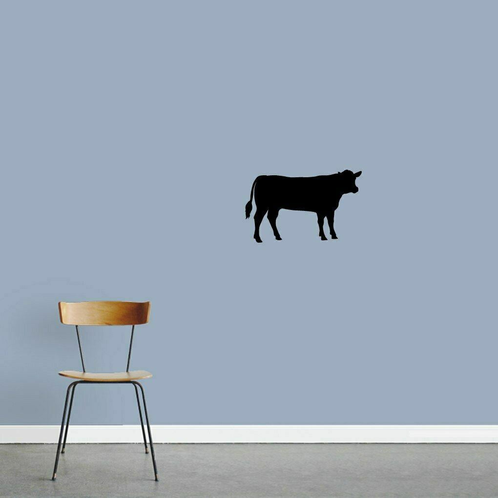 Cow Silhouette Wall Decal – Animals Farm Farmhouse Wall Art Accents Decals