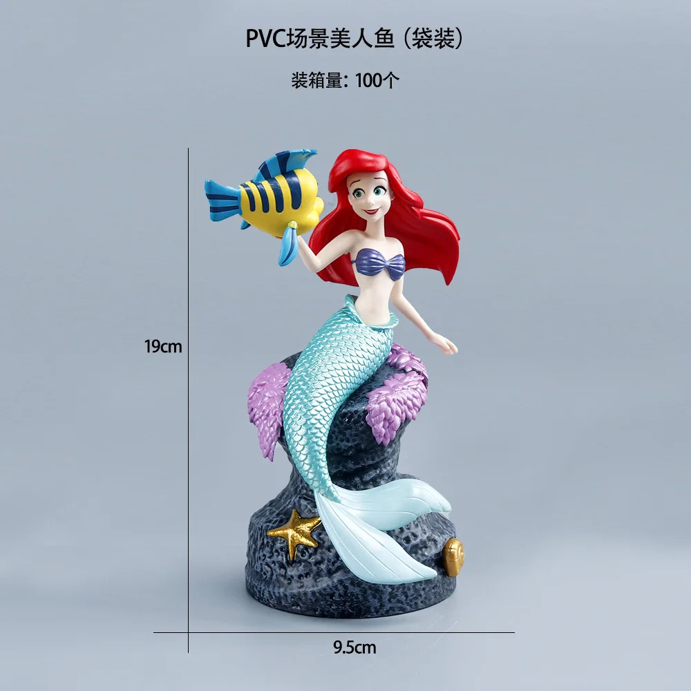 Anime Disney Little Mermaid Ariel Action Figure Toys Ariel The Princess Charm Co