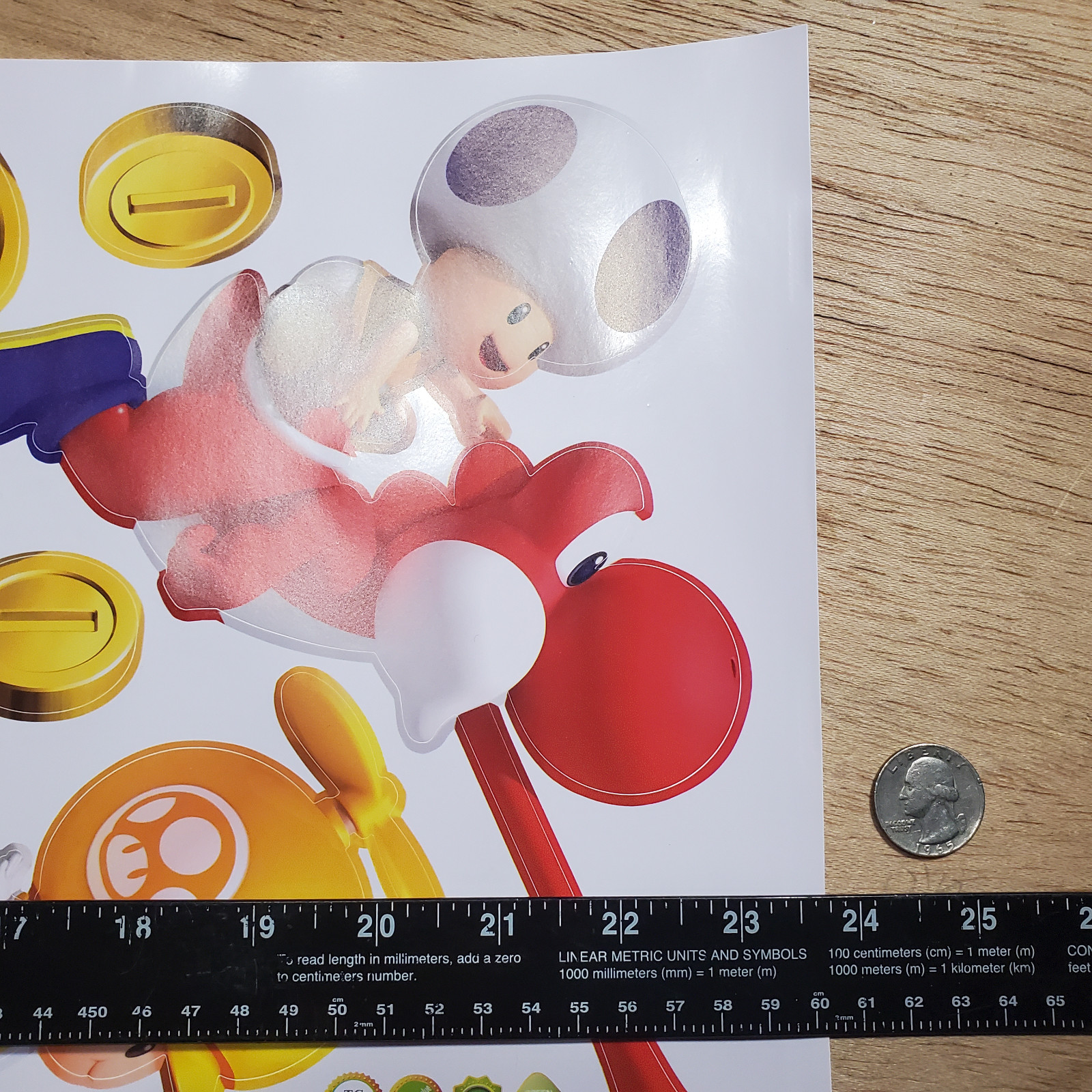 🍄 20 BIG Super Mario Bros Removable Wall Stickers Decal Game Room Decals 🍄