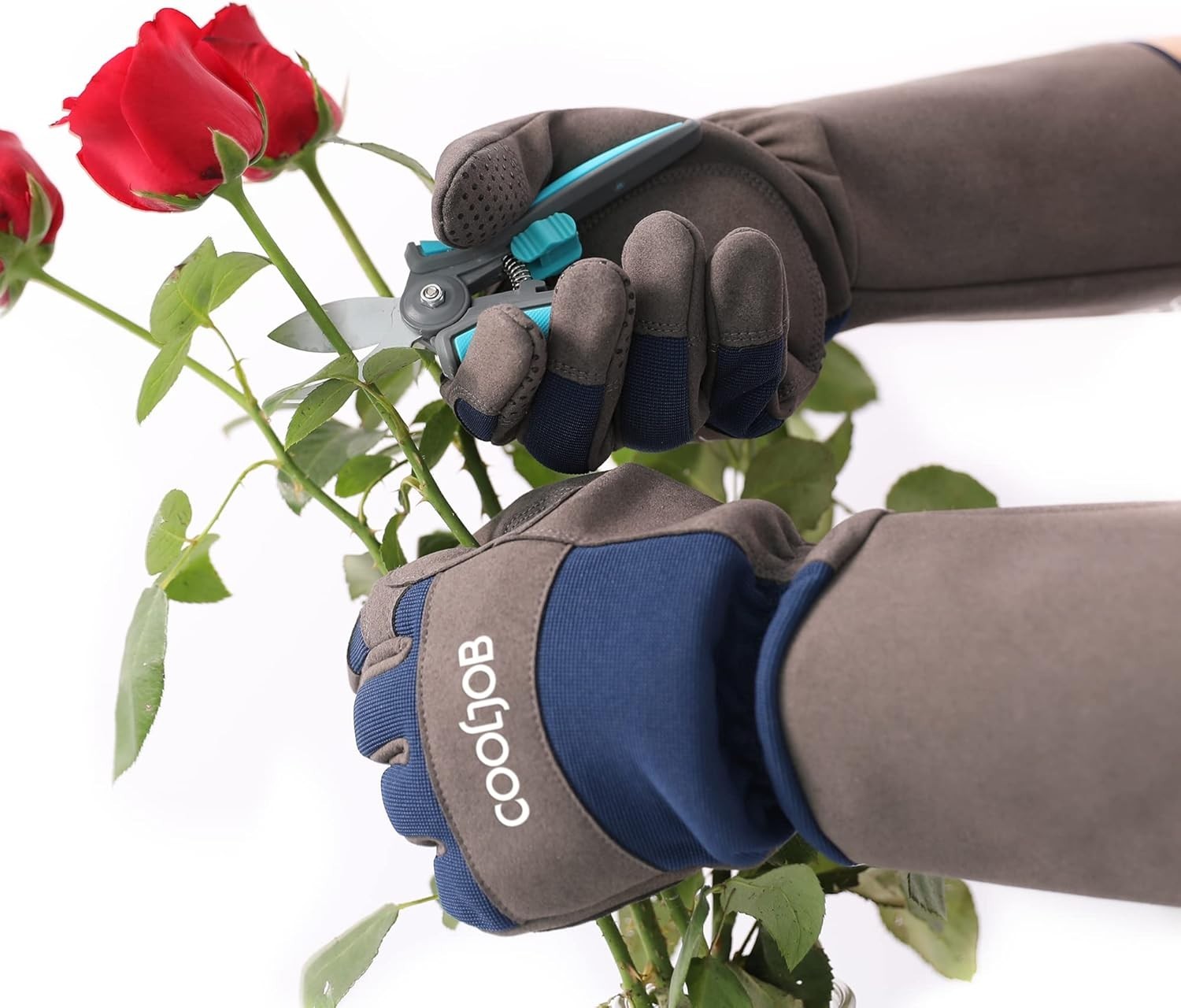 Thorn Proof Rose Pruning Garden Gloves for Men, Long Sleeve Padded Yard Work fo