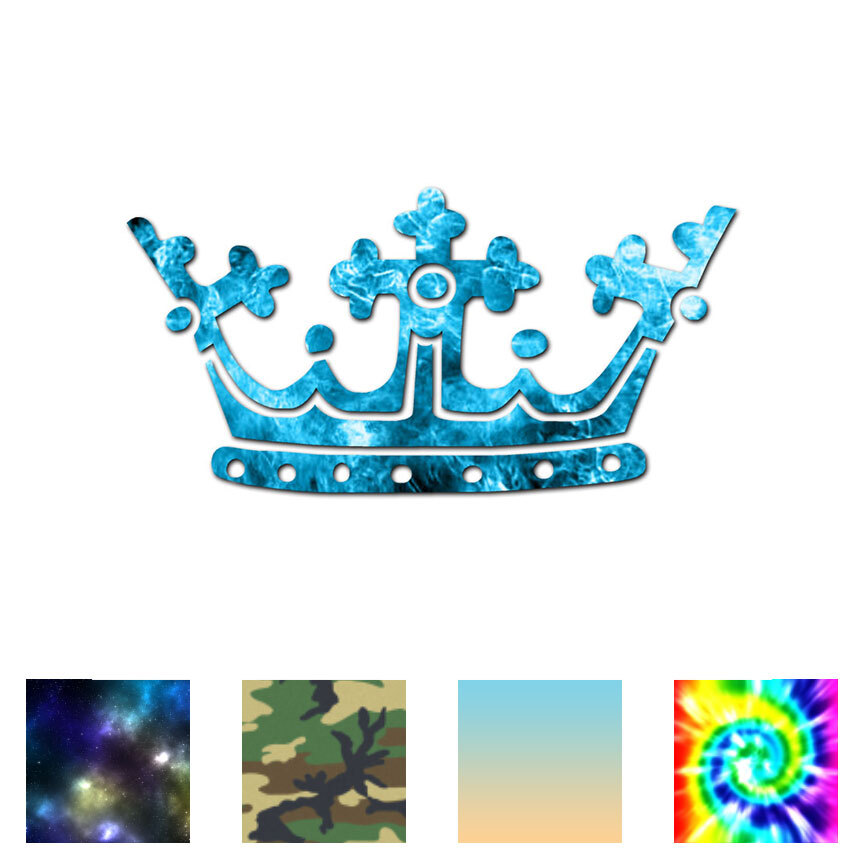 Royalty Crown Queen King – Decal Sticker – Multiple Patterns & Sizes – ebn3071