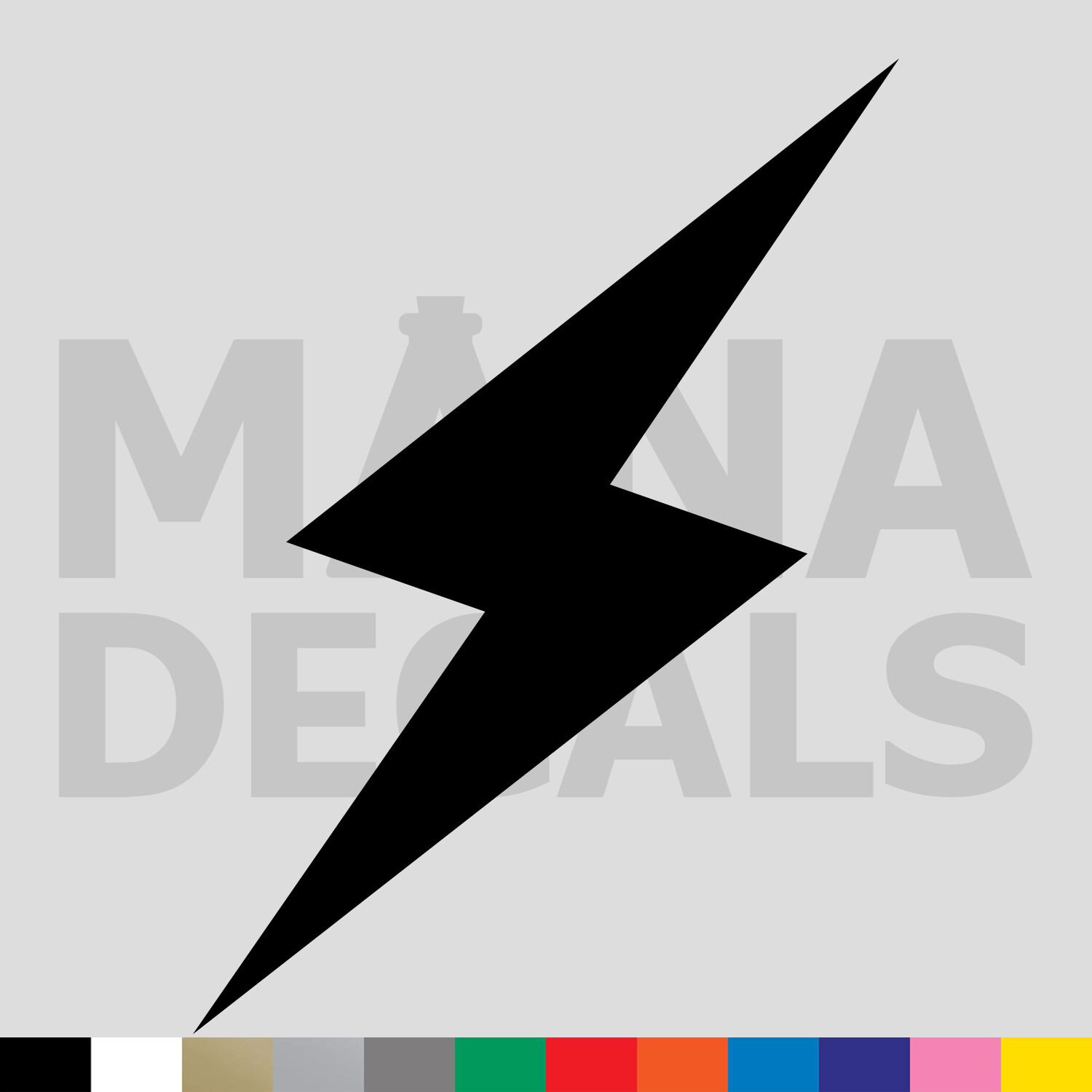 Lightning Bolt Vinyl Die Cut Decal Sticker – Shock Electric Power Charge