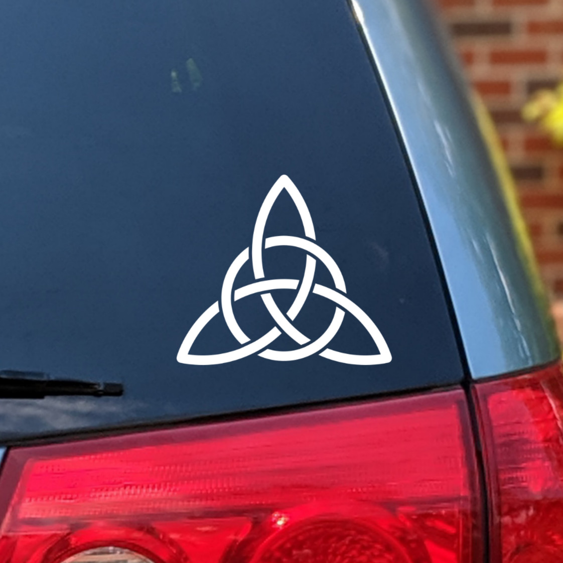 Holy Trinity Knot Permanent Decal | For Cars, Water Bottles , & More