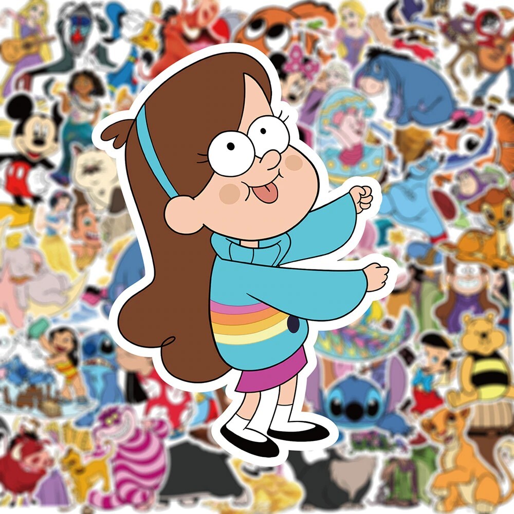 Calcomanías de Personajes de Disney Exclusivas