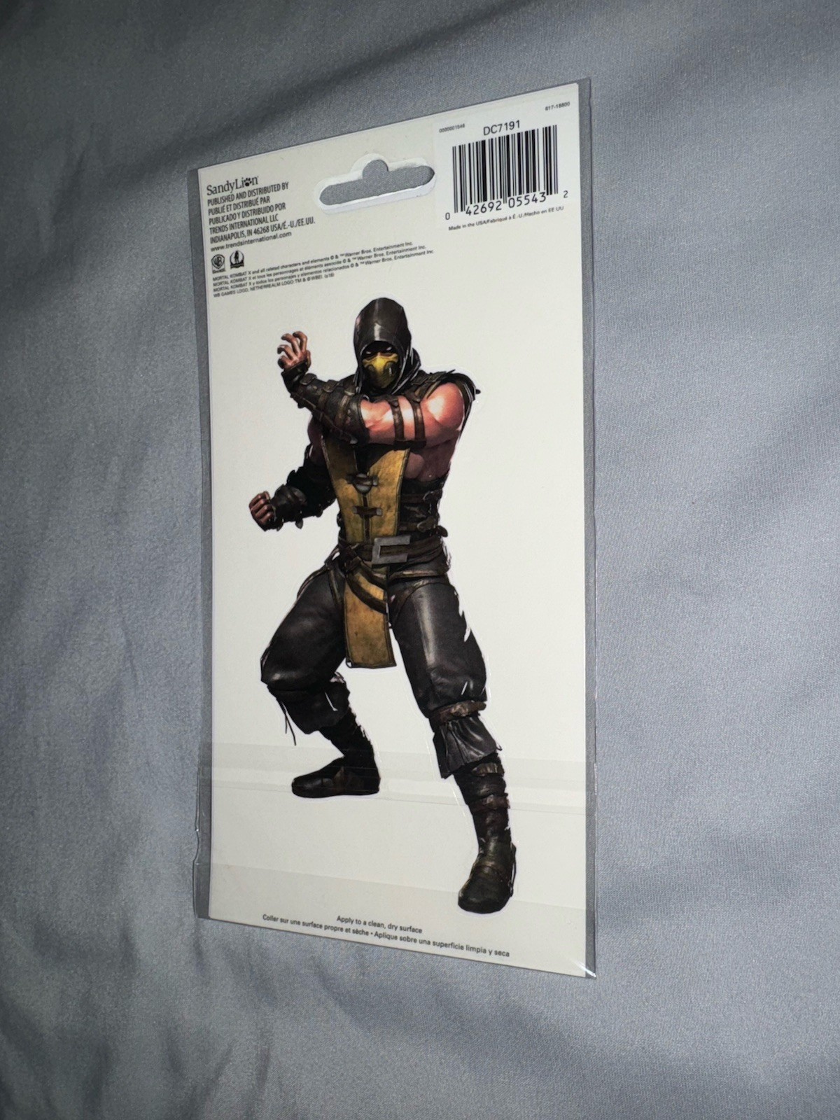Mortal Kombat Scorpion Vinyl Decal