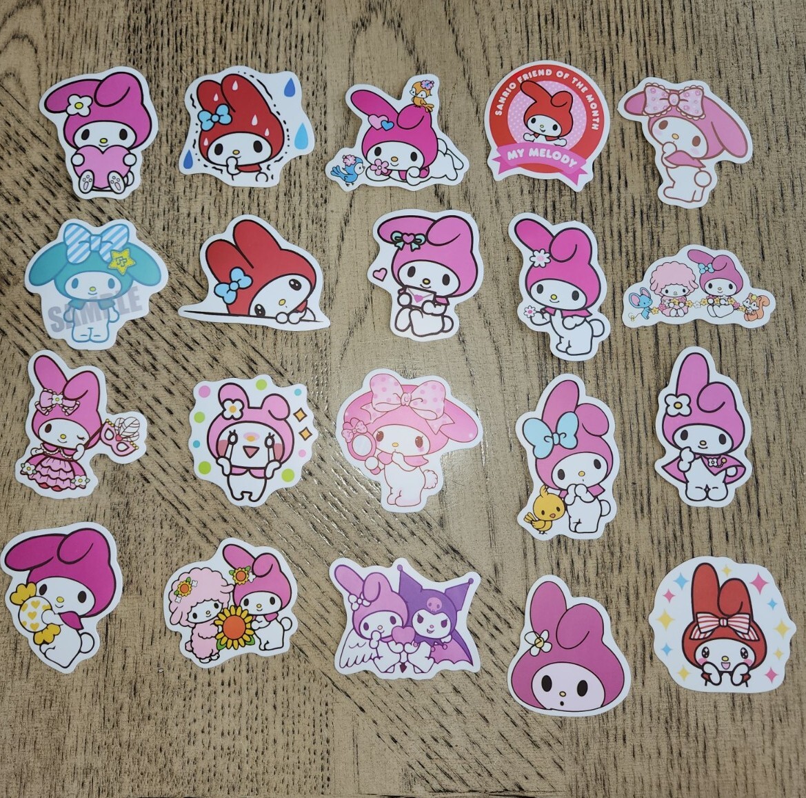 My Melody Stickers Hello Kitty Sanrio Stickers 50pcs tumbler laptop Kawaii New