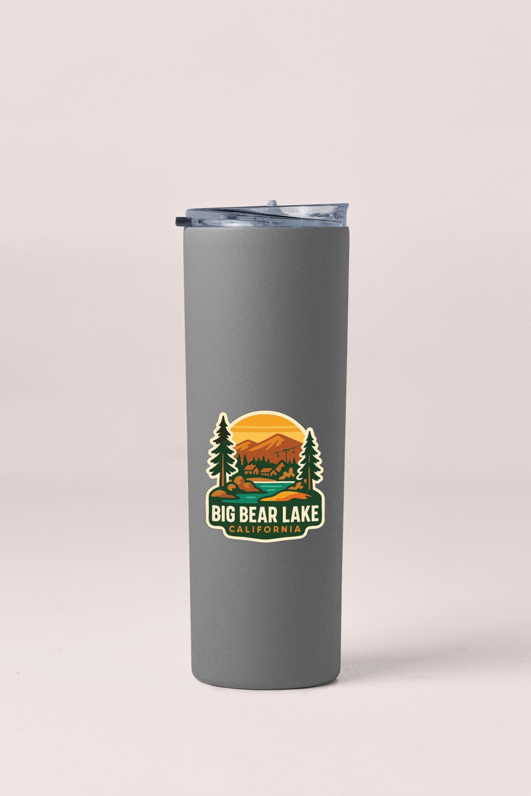 Big Bear Lake Sticker Decal Vinyl Die-Cut City Skyline Landmark Design
