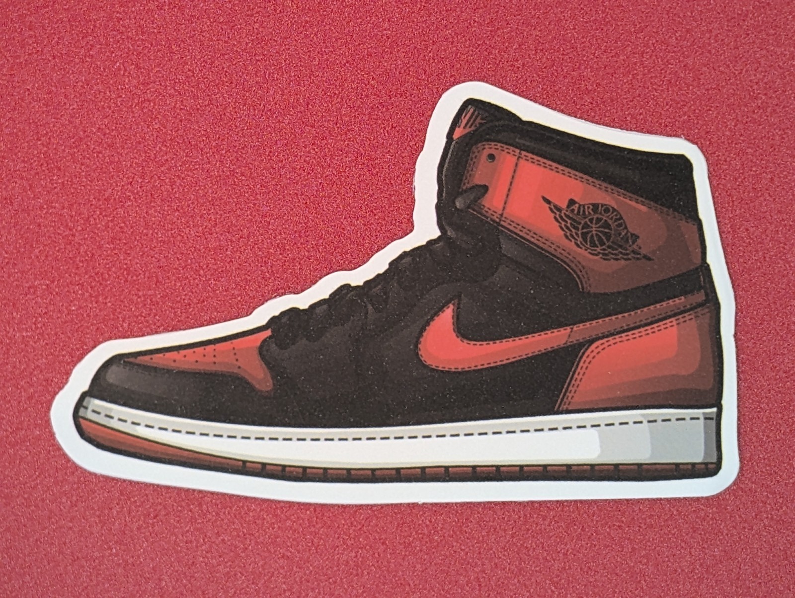 Michael Air Jordan Nike Jumpman Sneakers Tenis Shoes Sticker Decal Bulls ~2 inch