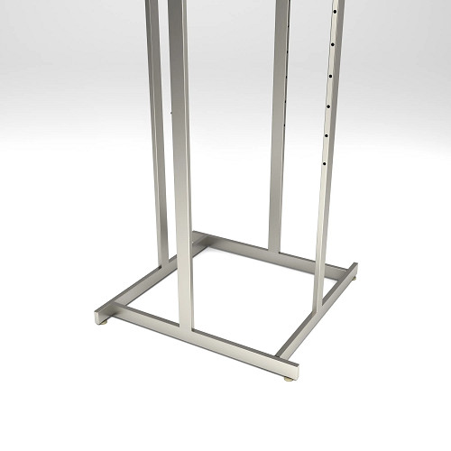 Econoco K80-SC 4-Way High Capacity Garment Rack with Straight Arms