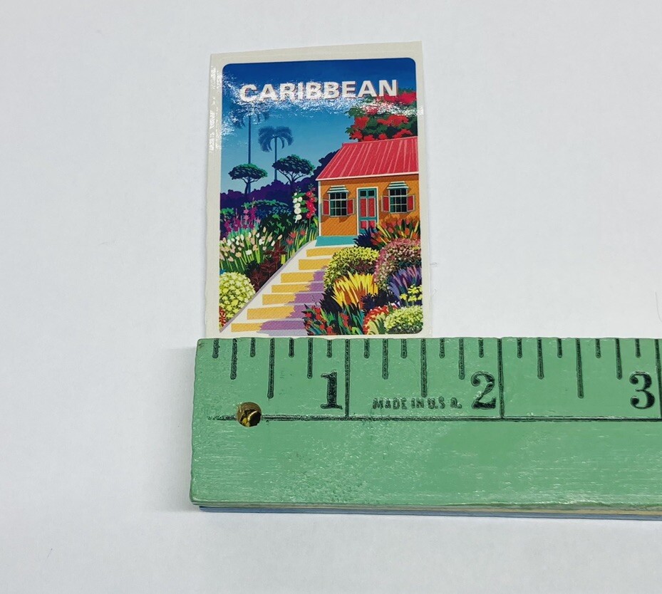 Caribbean Island Sticker Beach Travel City Tour Art Decal Vinyl Souvenir Tc6