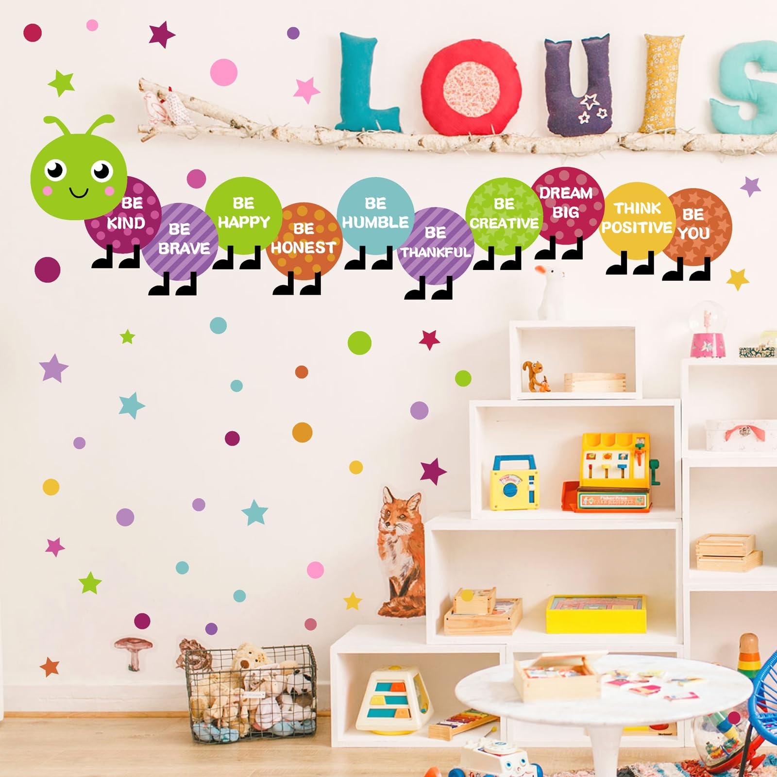 Playroom Wall Decals Inspirational Wall Stickers Colorful Nursery Walls Decal…