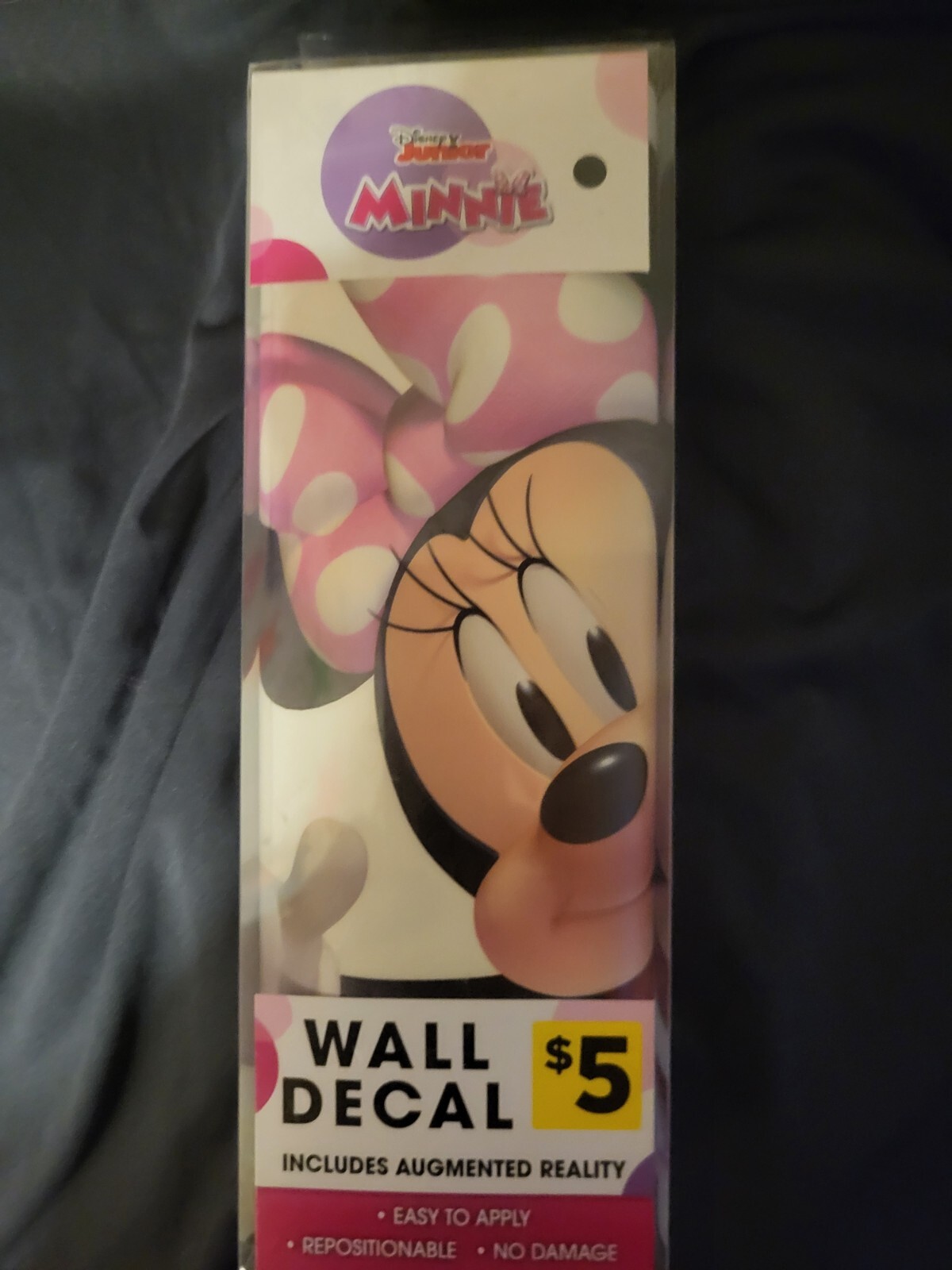 Disney Jr Minnie Mouse Wall Decal 13in X 14in w/Augmented Reality. *FREE SHIP*