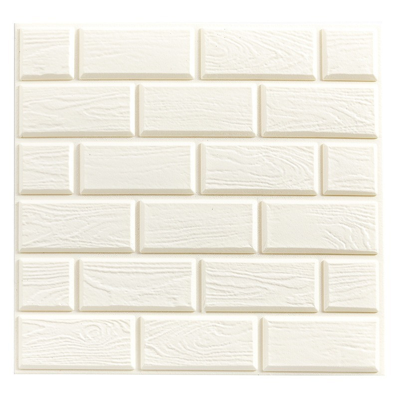 10PCS Self-Adhesive Foam Wall Sticker Panel Waterproof Tile Wallpaper Room Decor