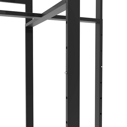 Econoco K80/MAB 4-Way High Capacity Garment Rack with Straight Arms