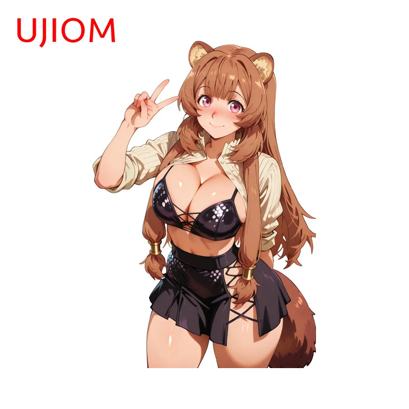 UJIOM Raphtalia Cool Bikini Wall Stickers Sweet Anime Girl Door Stopper Bathroom