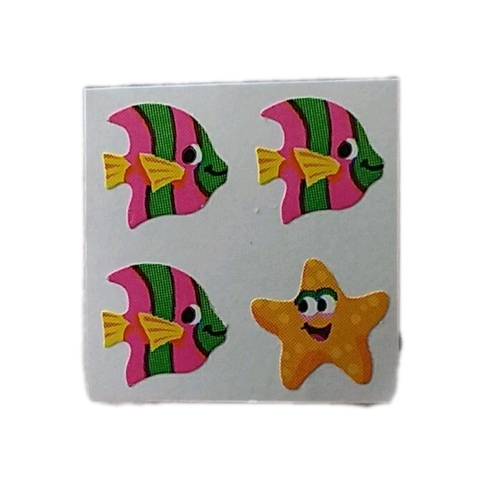 Small Fish And Starfish Sticker