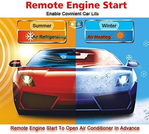 Car Keyless Entry Security Alarm System with Remote Engine Start and Push to …