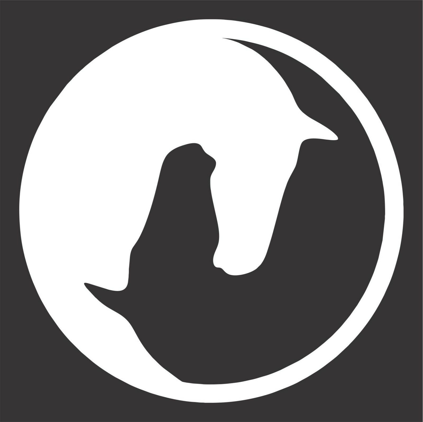 Yin Yang Horse Vinyl Decal Sticker Car Truck Window Yeti Tablet Laptop Trailer