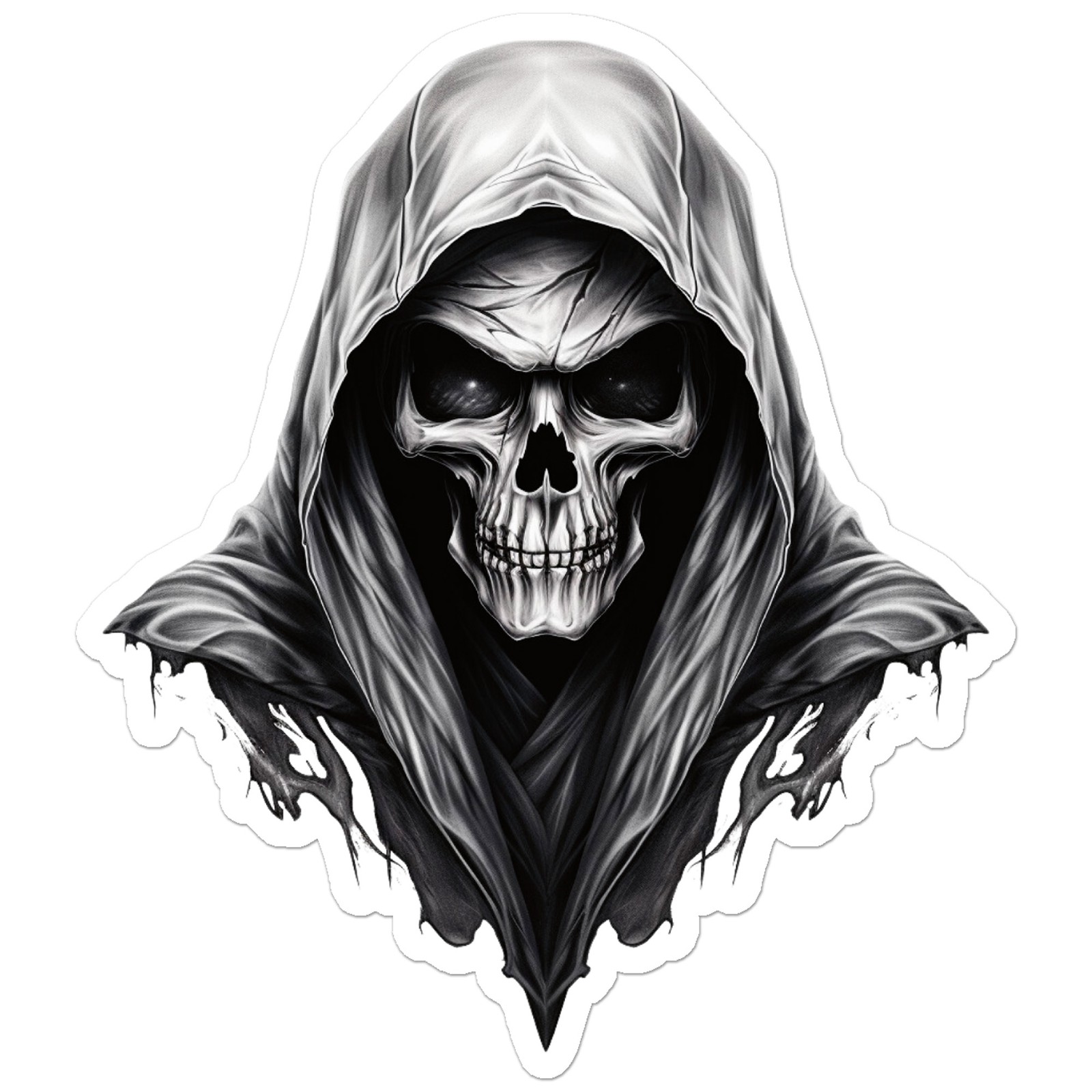 Grim Reaper Death Skull Vinyl Decal Sticker – ebn11039