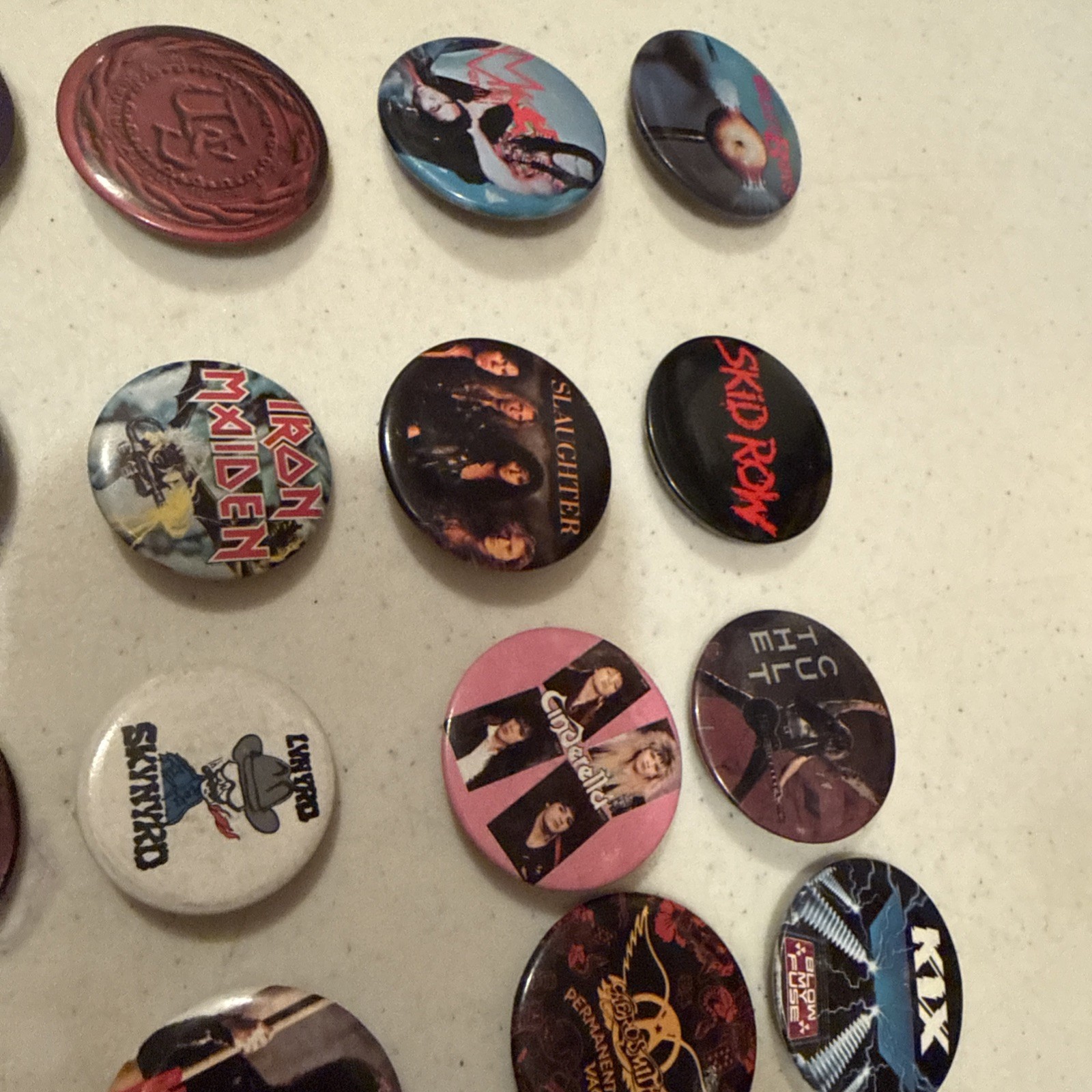 Metallica Ac/ Dc Def Leaped. Rock And Roll 1.5 Pins Choice