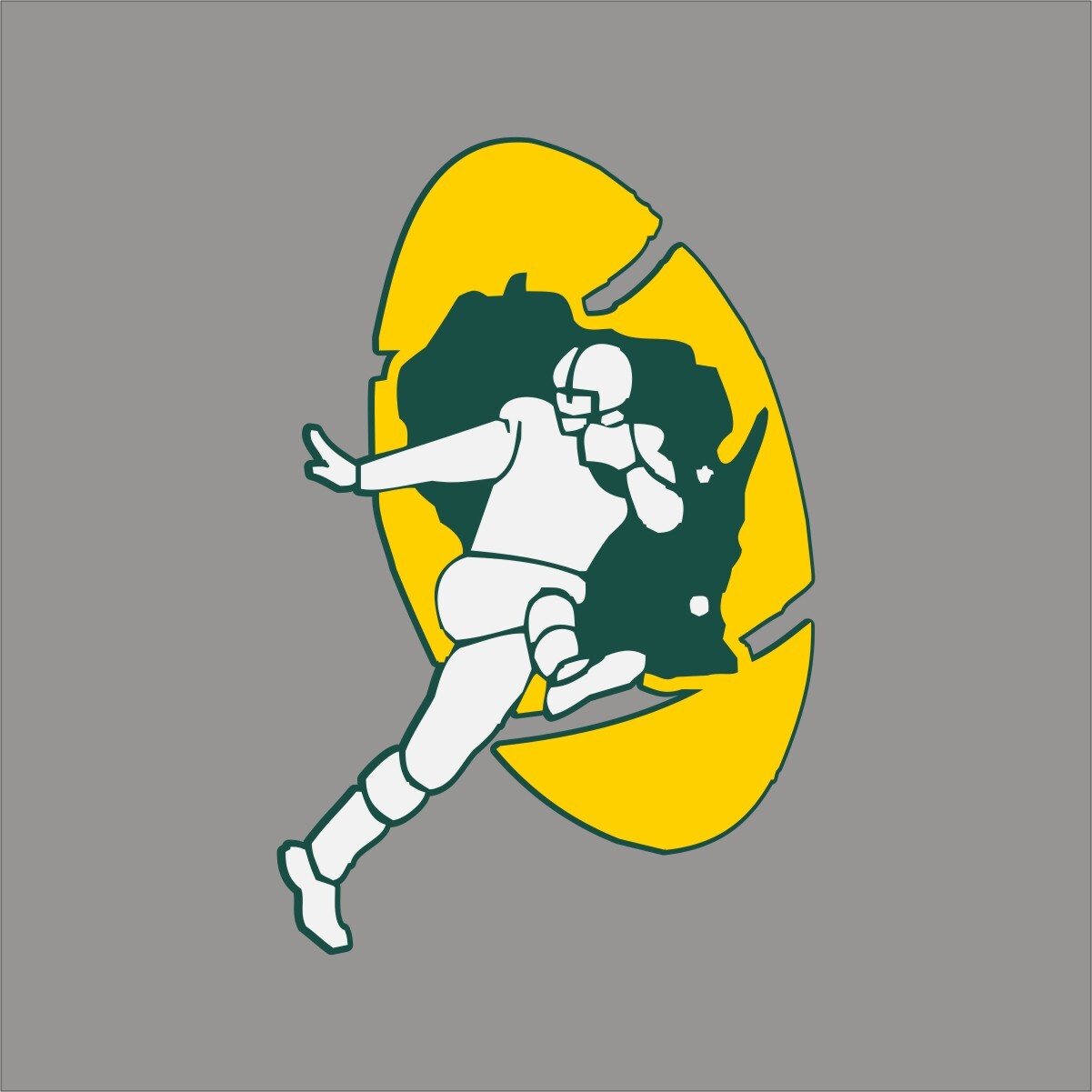 Green Bay Packers #14 NFL Team Pro Sports Vinyl Sticker Decal Car Window Wall