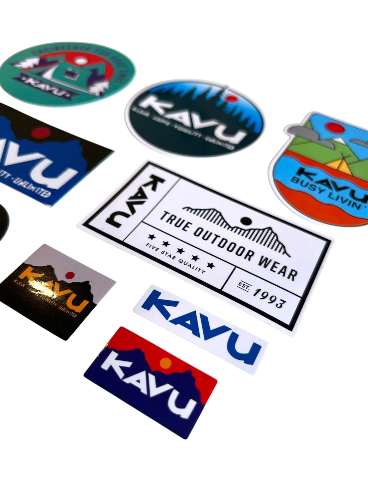 Kavu Laminated Vinyl Sticker Decal
