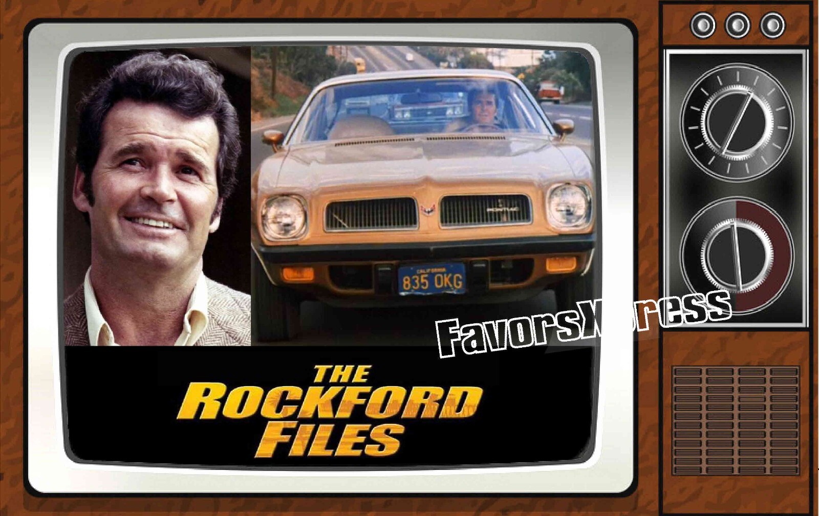The Rockford Files Classic TV Show PHOTO MAGNET 4 X 2.5 INCHES