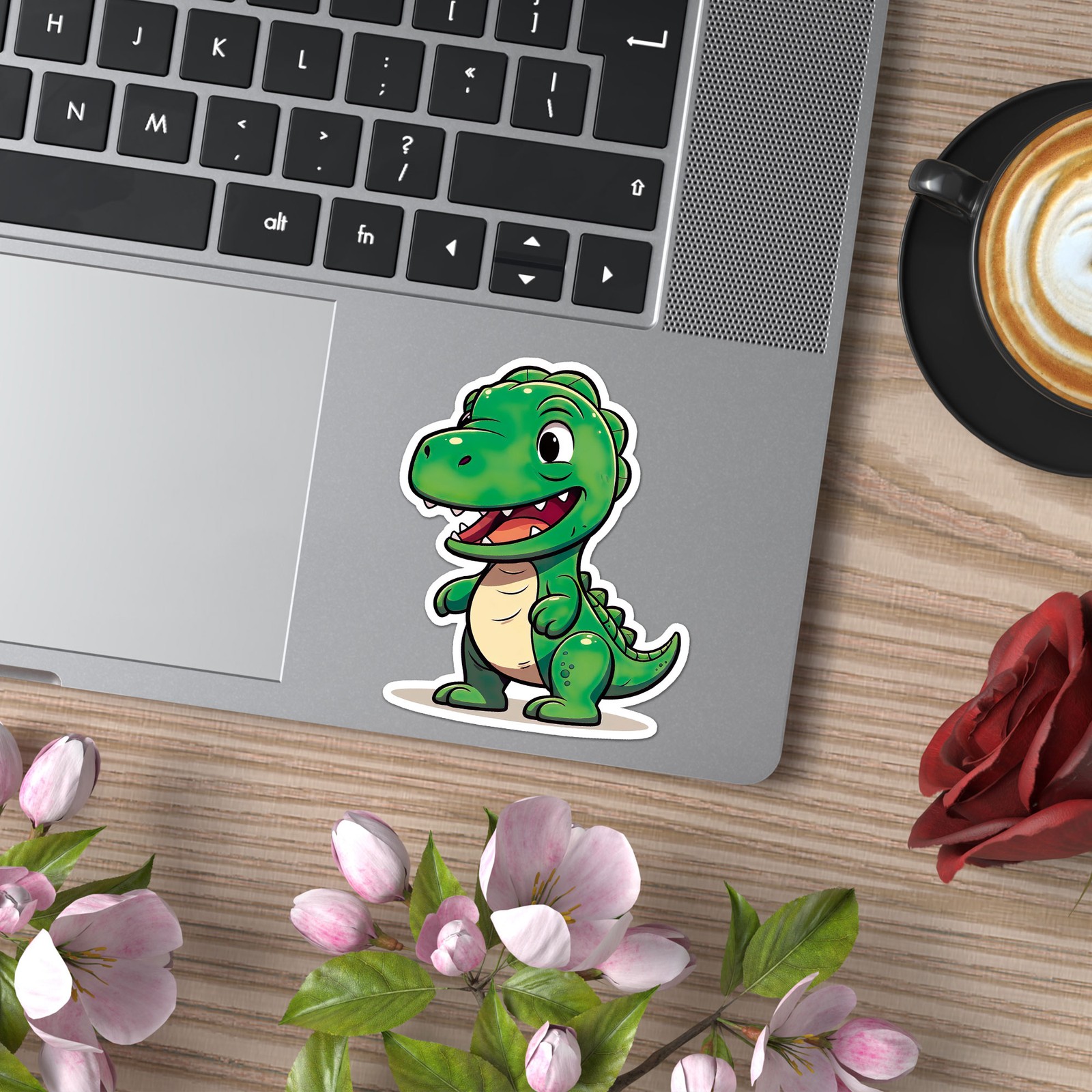 Baby Dinosaur T-Rex – Vinyl Decal Sticker – Car Window Laptop – ebn9908