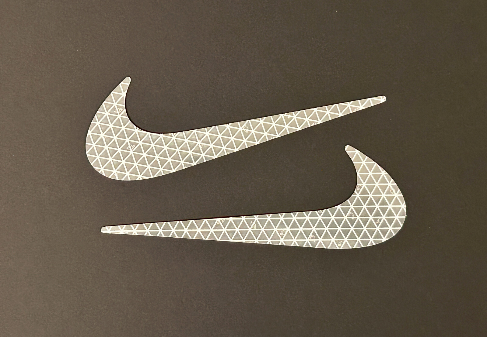 Nike Swoosh Logo Reflective Sticker Decal Reflector