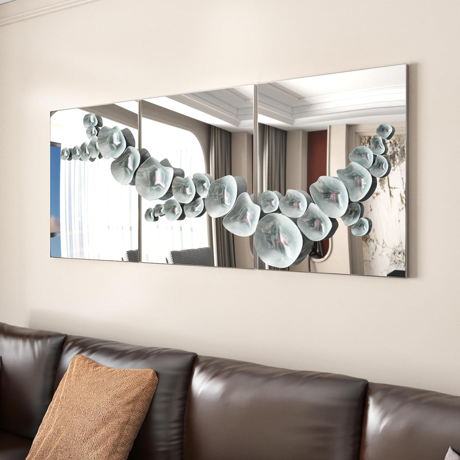 Mirror Sticker for Wall Wallpaper Peel and Stick Self Adhesive Removable Acrylic