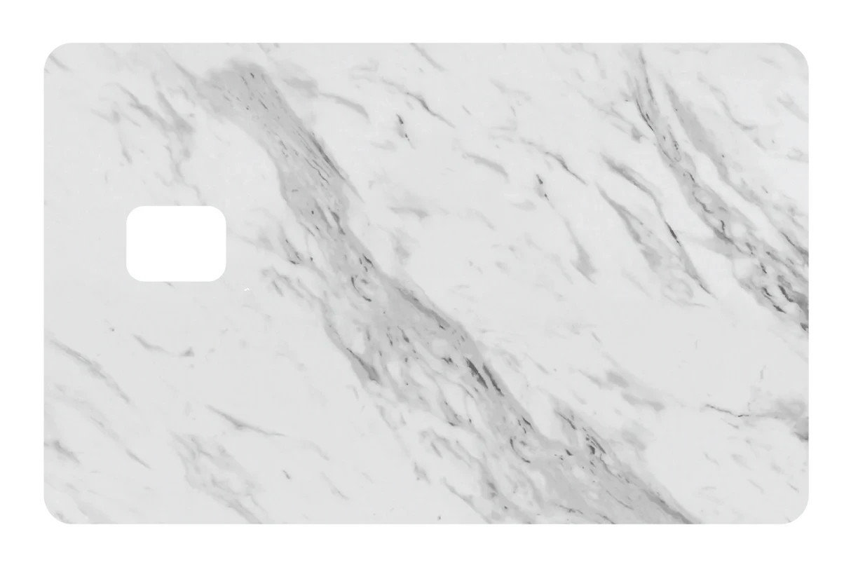 White Marble Elegant Luxury Card Skin 4 Pack Minimalist Classic Veining Decal