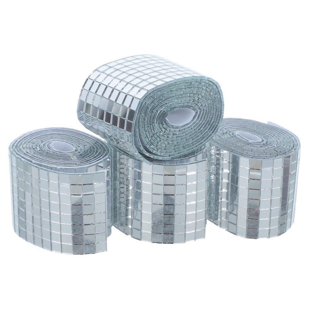 4 Rolls Mosaic Small Craft Tiles Adhesive Squares