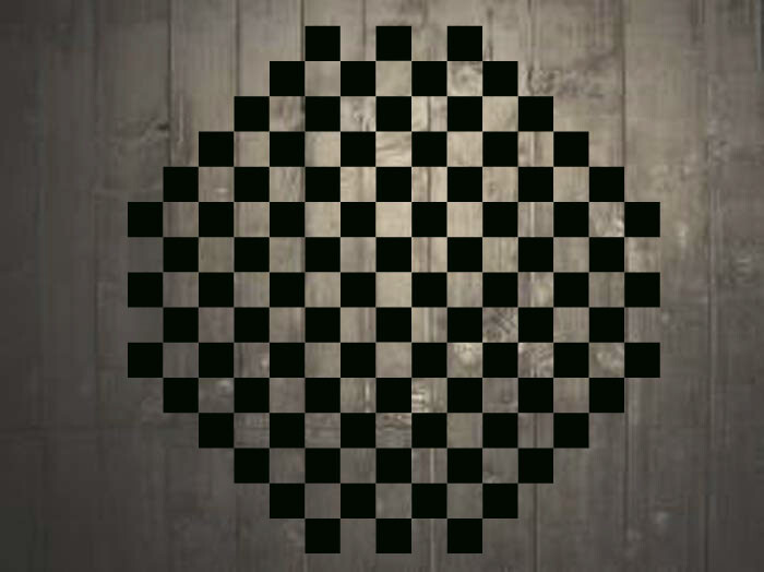 Make Your Own Octagonal Chess & Checker Game Board Vinyl Wall Sticker Decal