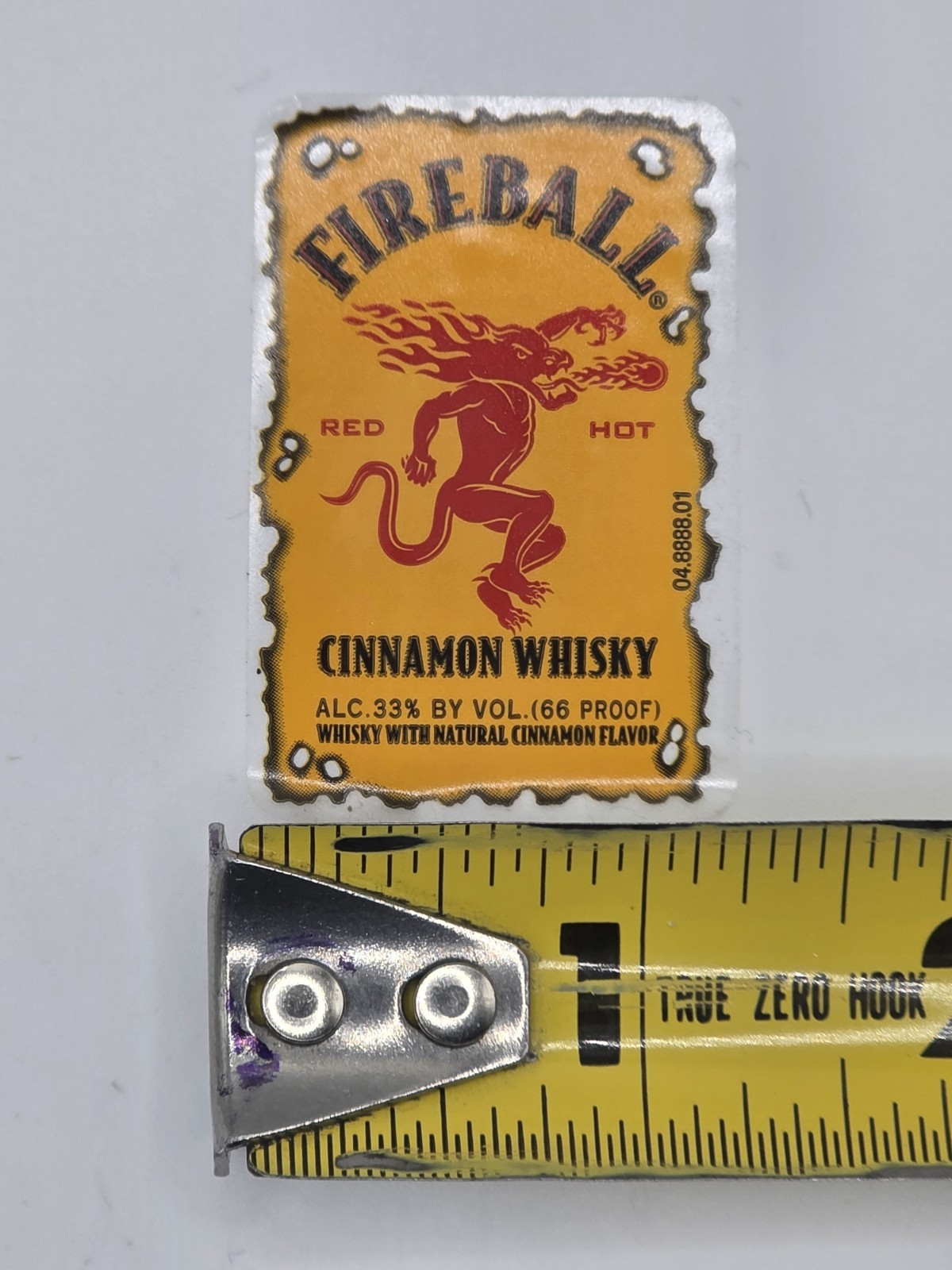 (10)Fireball Logo Stickers Waterproof Vinyl Decal Die-Cut Laptop 1.25" W X 1.75H