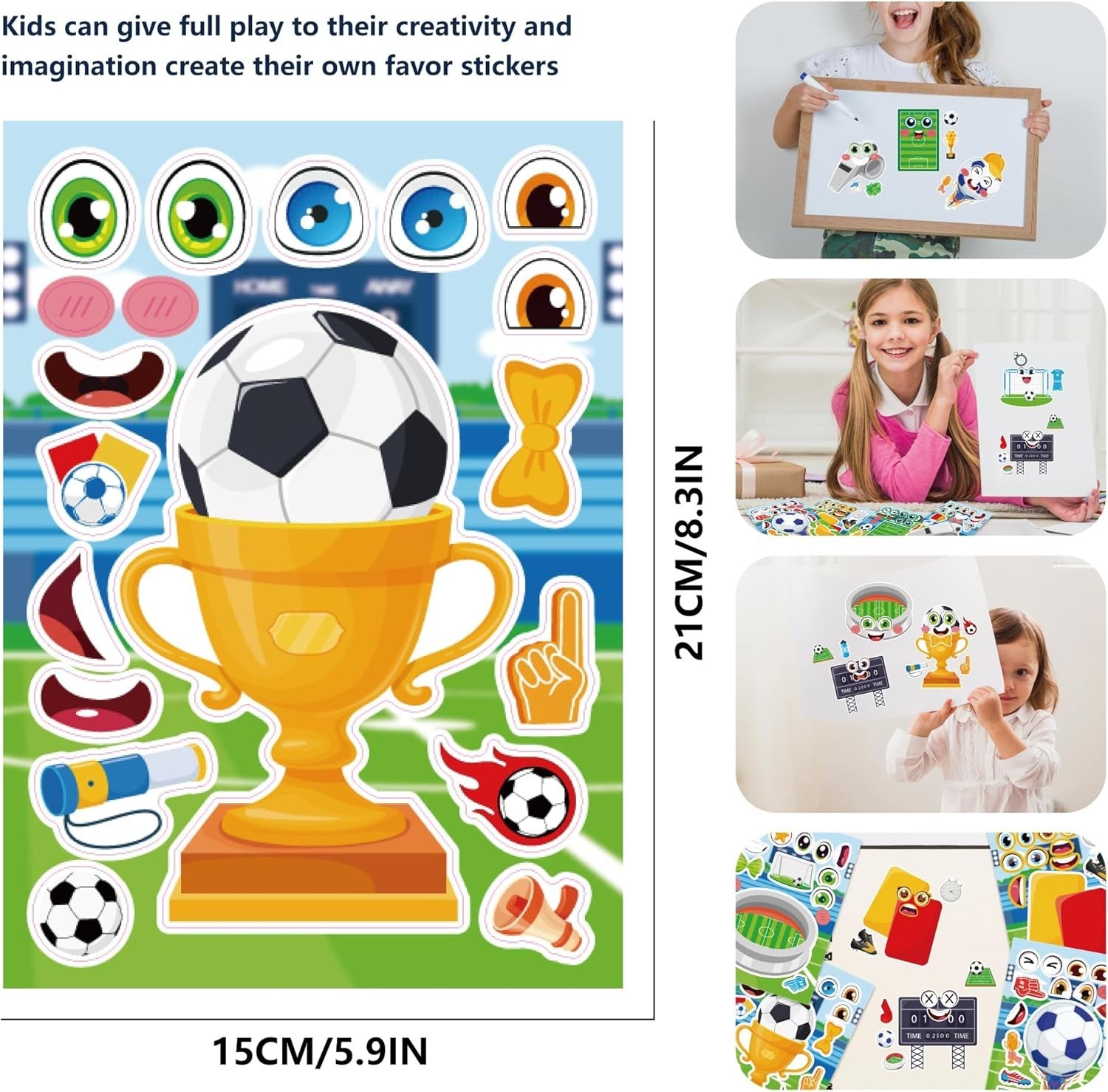 2026 World Cup Themed Make Your Own Soccer Stickers – Perfect for Party Crafts