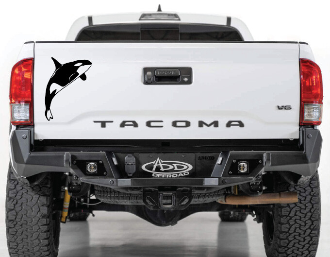 Sealife – Ocean Orca #3 – Outdoor Window Die Cut Decal Vinyl Sticker 6Yrs Film