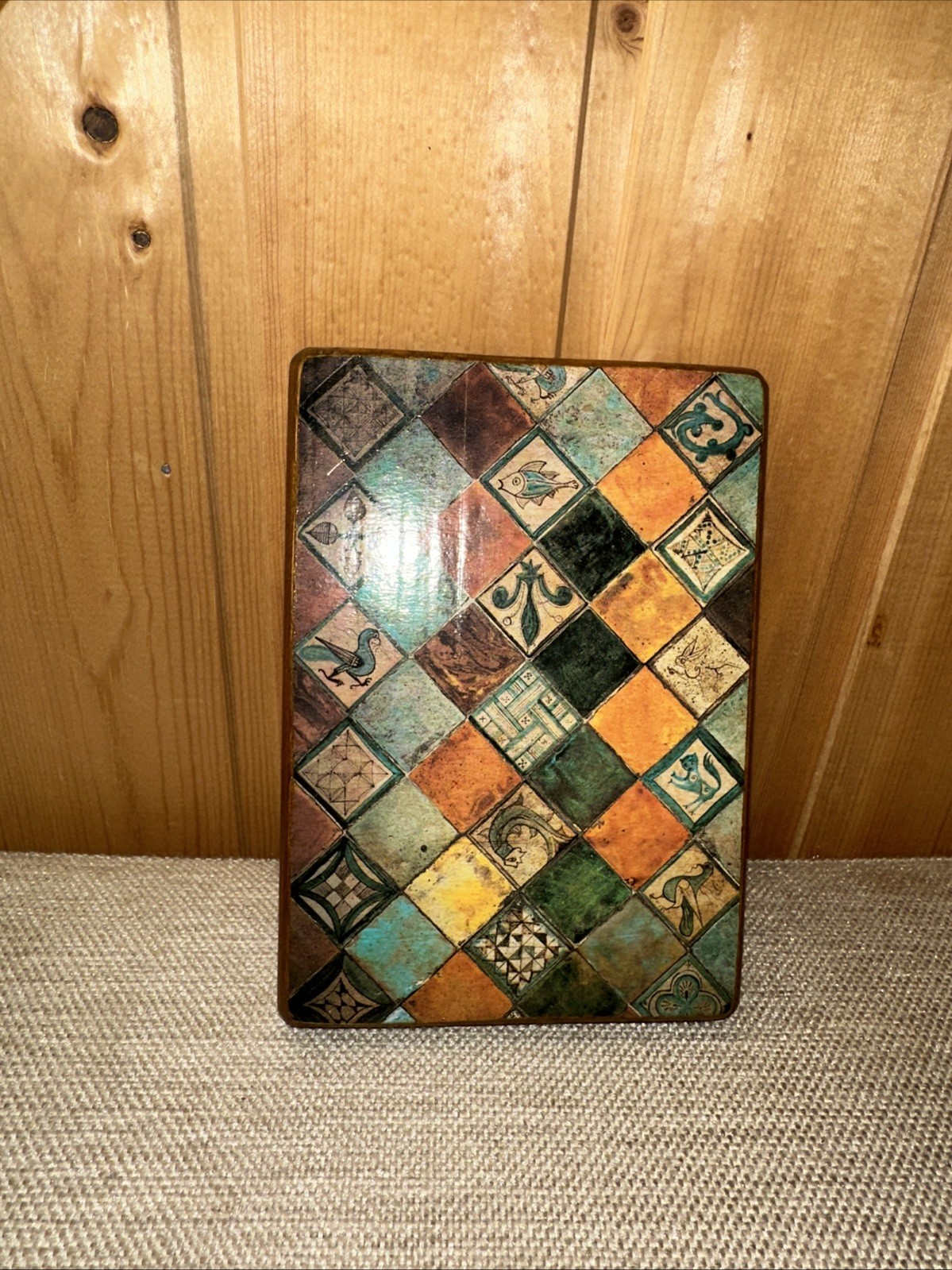 Avignon Palais des Papes Medieval Pattern Wood Plaque Wall Decor France