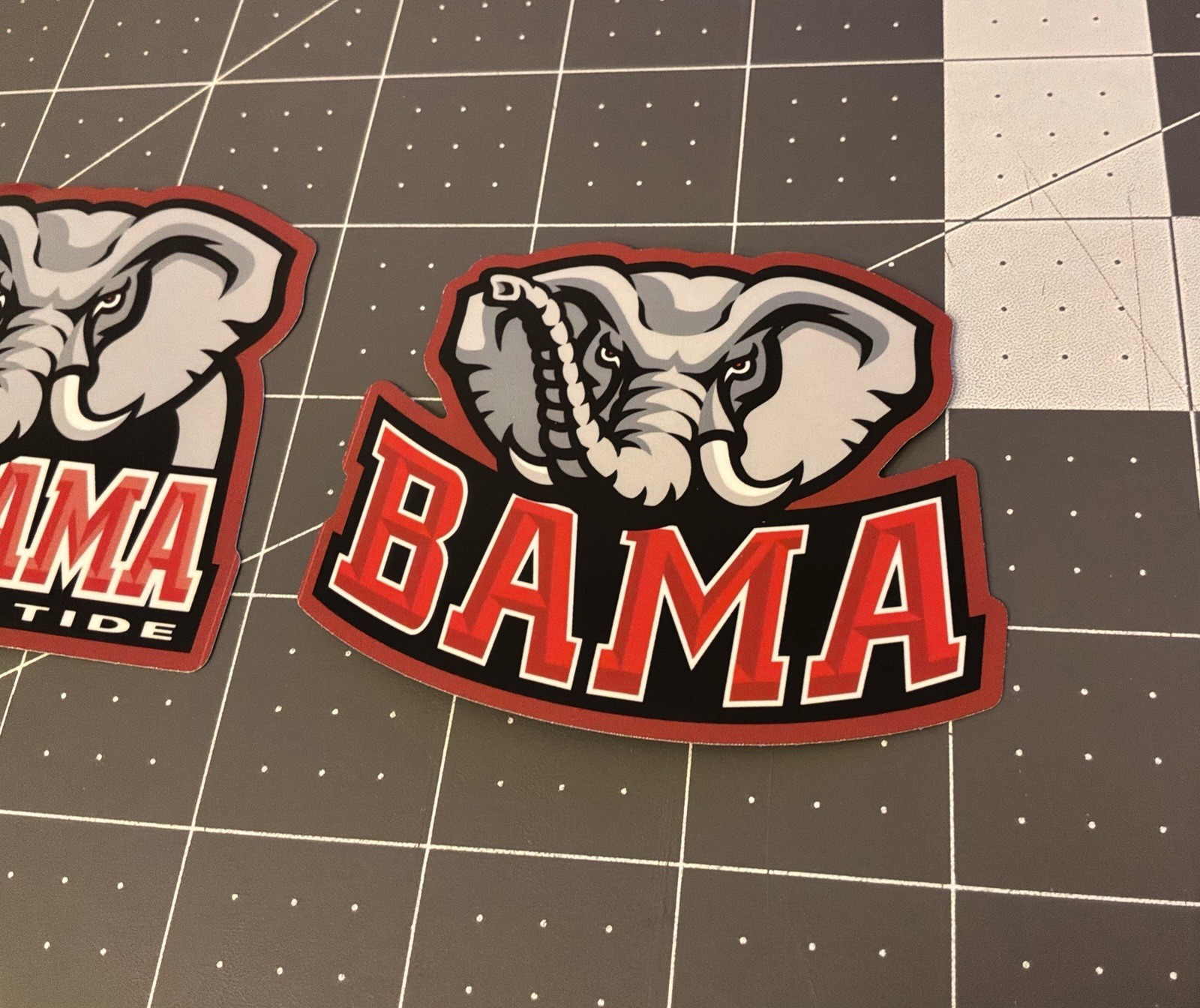 Alabama Crimson Tide Stickers 2 Sticker Lot