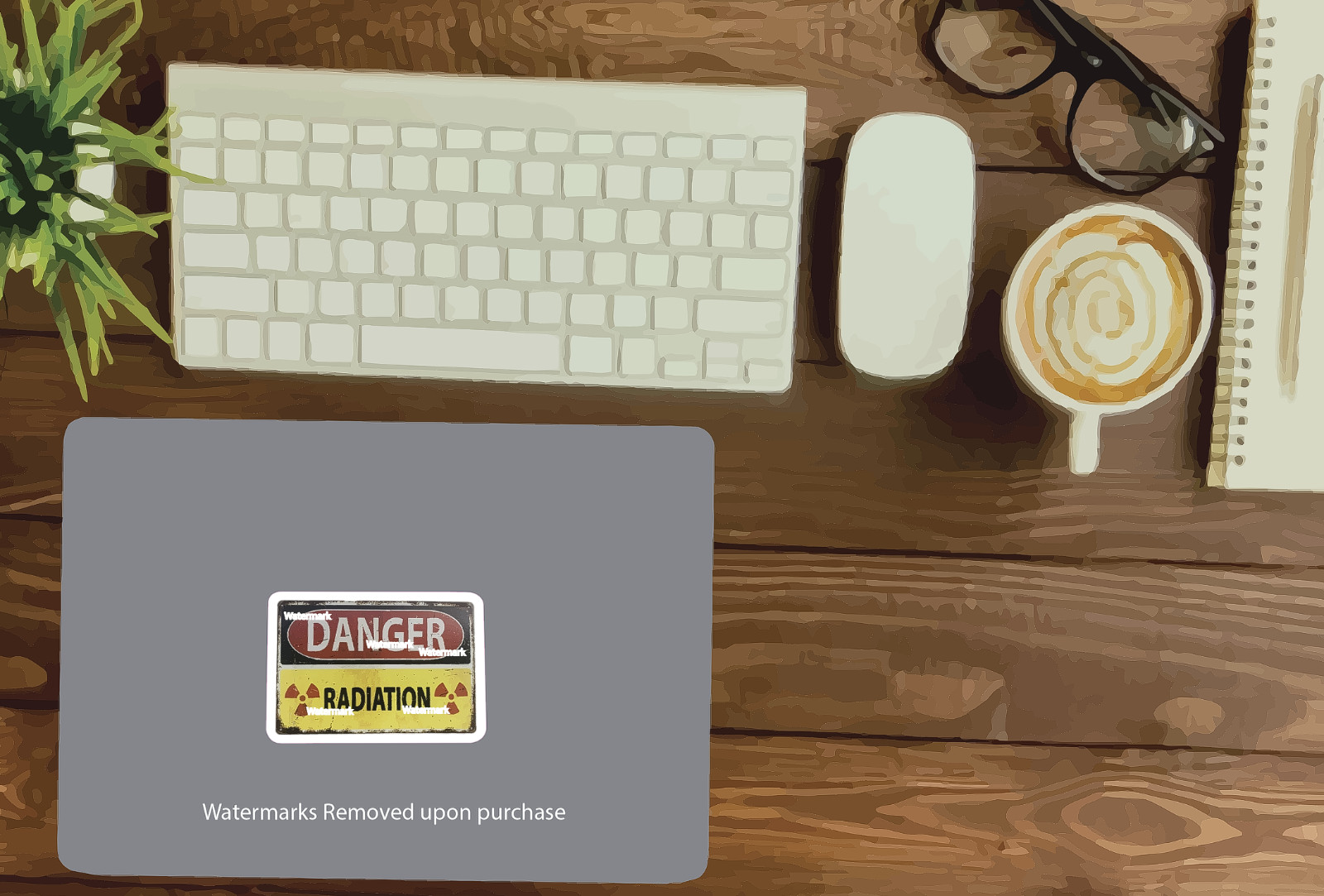 Danger Radiation Sticker Retro Waterproof – Buy Any 4 For $1.75 EACH Storewide!