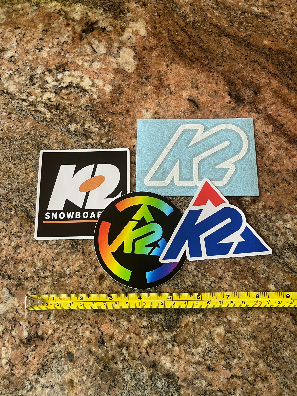 K2 Sticker Pack / Lot – 9 Ski Snowboard vinyl decals