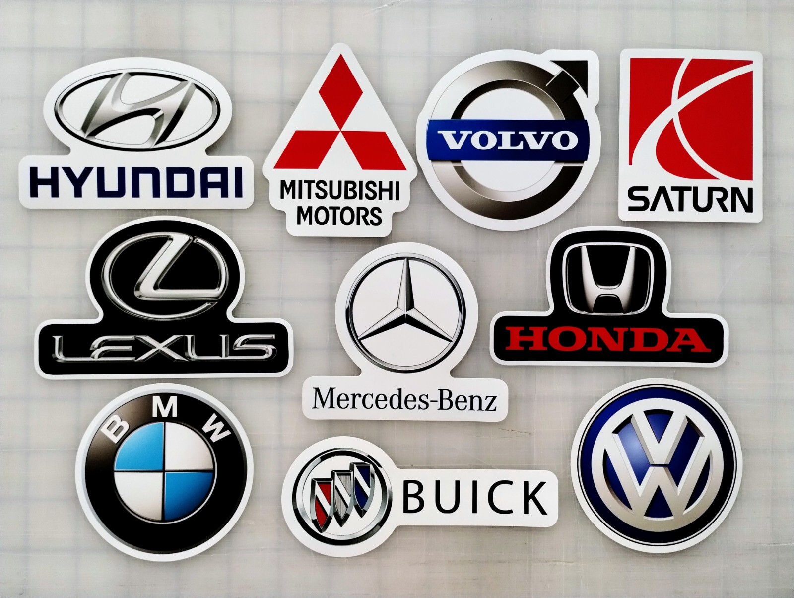 Car / Truck / SUV Vinyl Sticker Lot (10 Pack) SET 2 auto sports car muscle rally