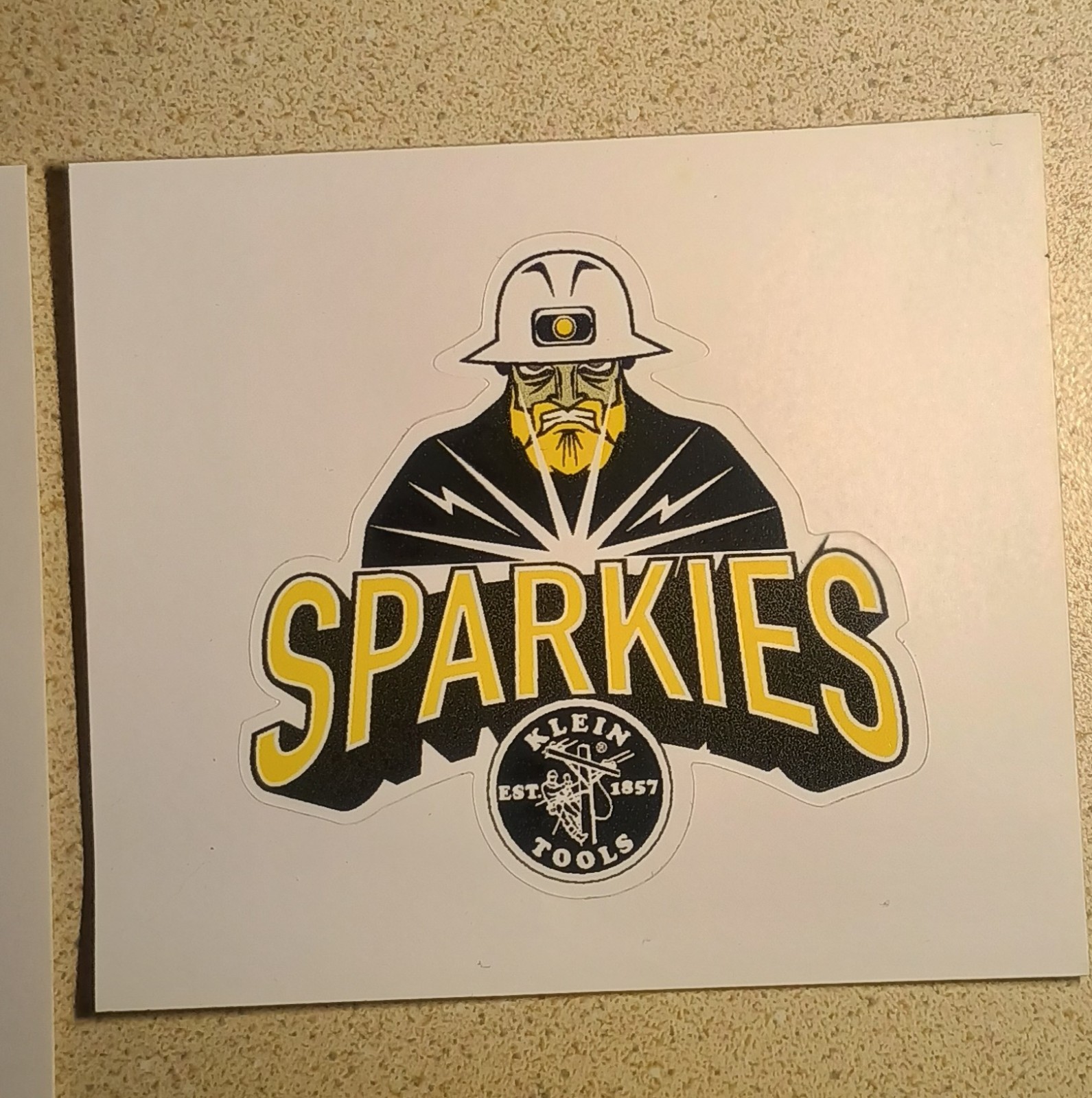 Klein Tools Tradesman Club Sparkies October 2022 Limited Sticker Decal Giveaway