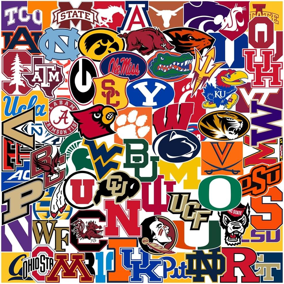 70 Pcs Sports Stickers Pack,Sports Decals for Phone Bottle Helmet Skateboard Etc